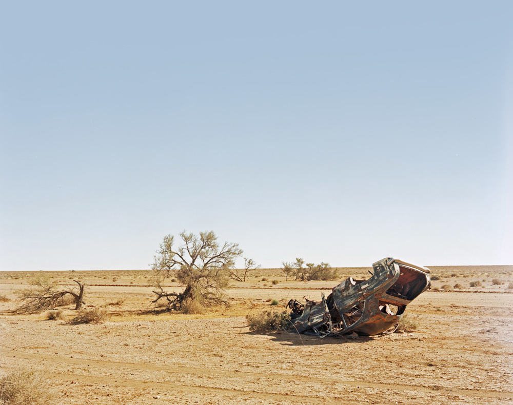 Joseph Kelly-William Creek - Wrecked Car